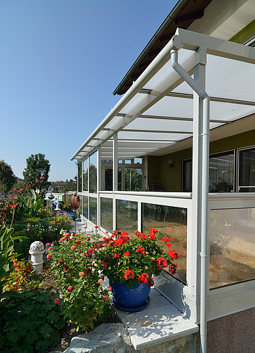 Überdachung Terrasse Balkon Alu Metall Aunkirchen 